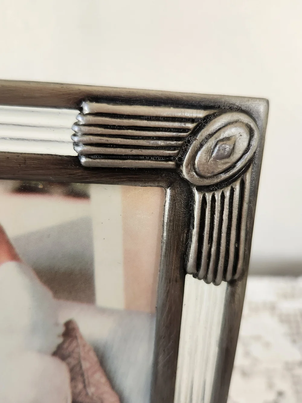 Vintage Silver Picture Frame - Silver Finish